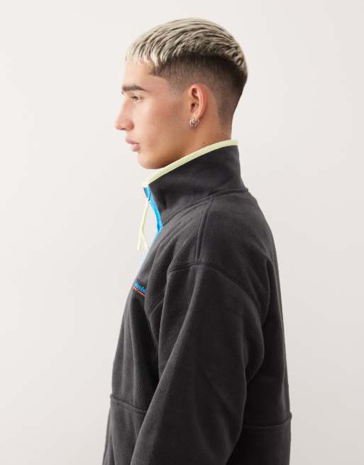 Columbia – Backbowl II – Svart och blå fleece med dragkedja, 4 av 5