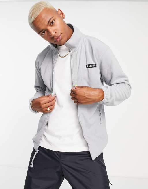 Columbia - Backbowl - Lichtgewicht fleece met ritssluiting in grijs, exclusief bij ASOS