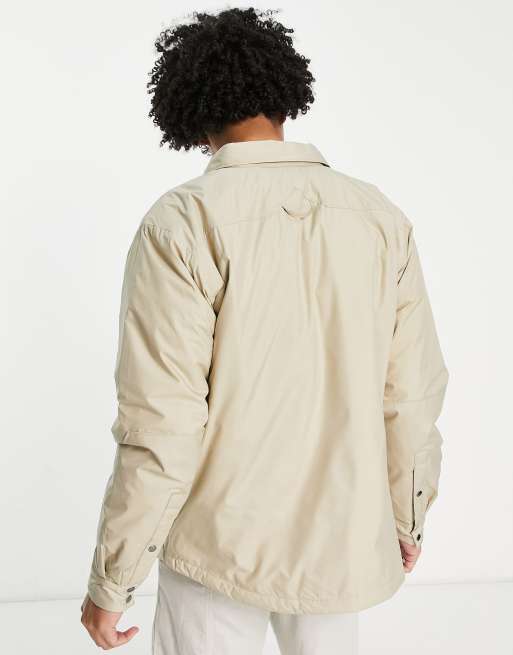 Columbia Ballistic Ridge woven insulated shirt jacket in stone, 2 of 4