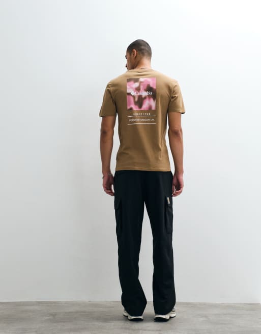 Columbia – Barton Springs III – Brązowy T-shirt z grafiką, 2 z 5