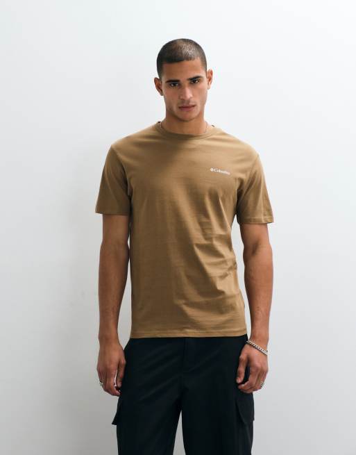 Columbia – Barton Springs III – Brązowy T-shirt z grafiką, 5 z 5