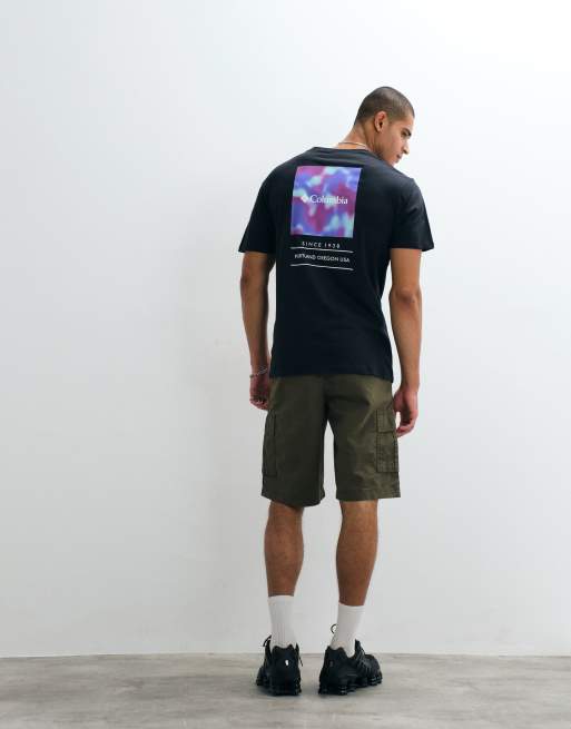 Columbia – Barton Springs III – Czarny T-shirt z grafiką, 3 z 5