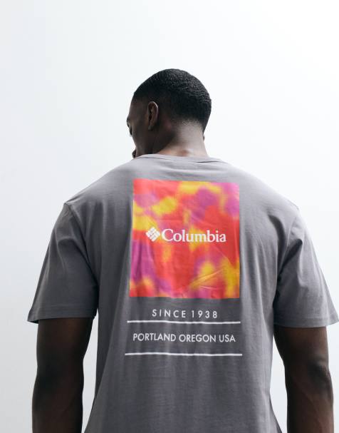 Columbia - Barton Springs III - Grå T-shirt med bygrafik - view 1