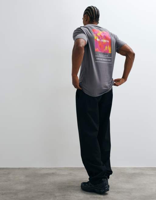Columbia – Barton Springs III – Grå t-shirt med tryck, 4 av 5