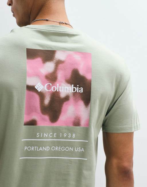 Columbia Barton Springs III graphic t-shirt in safari, 2 of 5
