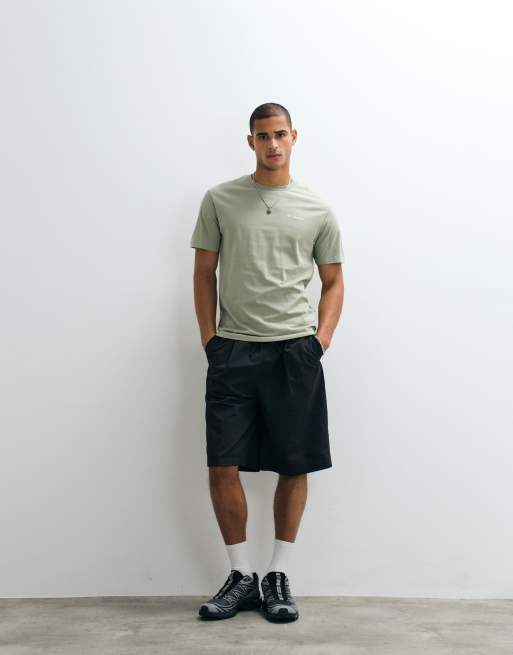 Columbia - Barton Springs III - Safarigrøn T-shirt med grafik, 4 af 5