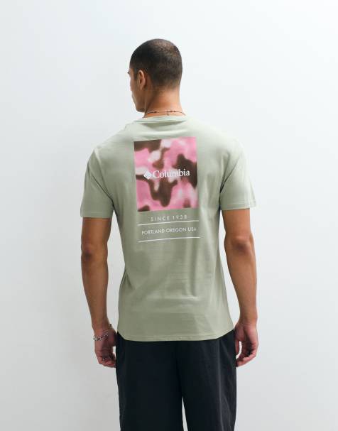 Columbia - Barton Springs III - T-shirt color safari con grafica - view 1