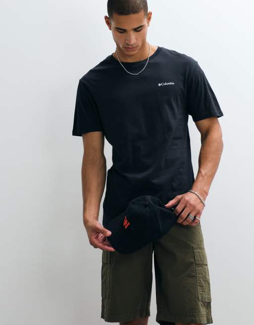 Columbia – Barton Springs III – T-Shirt in Schwarz mit Grafikprint, 4 von 5
