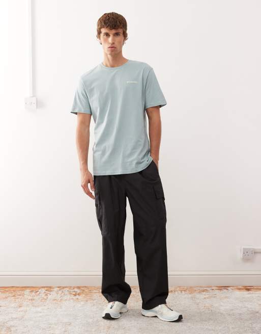 Columbia - Barton Springs - T-shirt met grafische print in blauw, 2 van 5