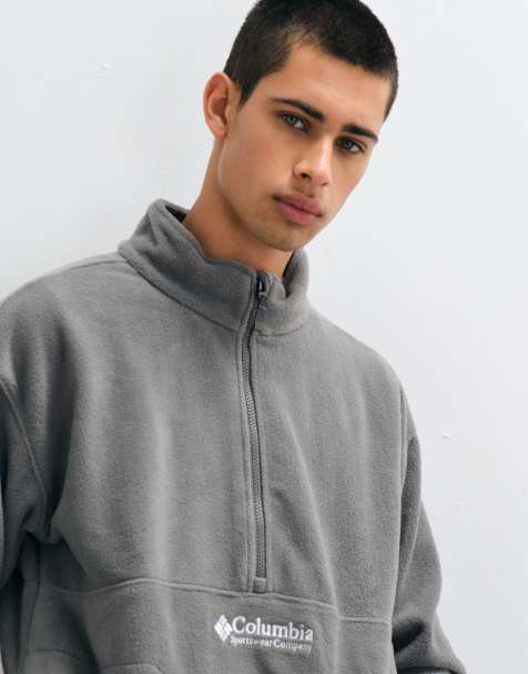 Columbia Bent Bough half zip fleece in charcoal - view 1