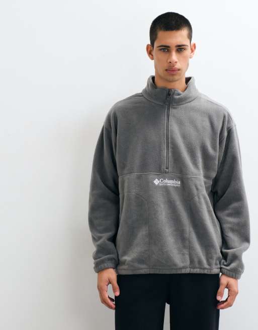Columbia Bent Bough half zip fleece in charcoal, 2 of 9