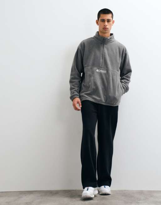Columbia Bent Bough half zip fleece in charcoal, 3 of 9