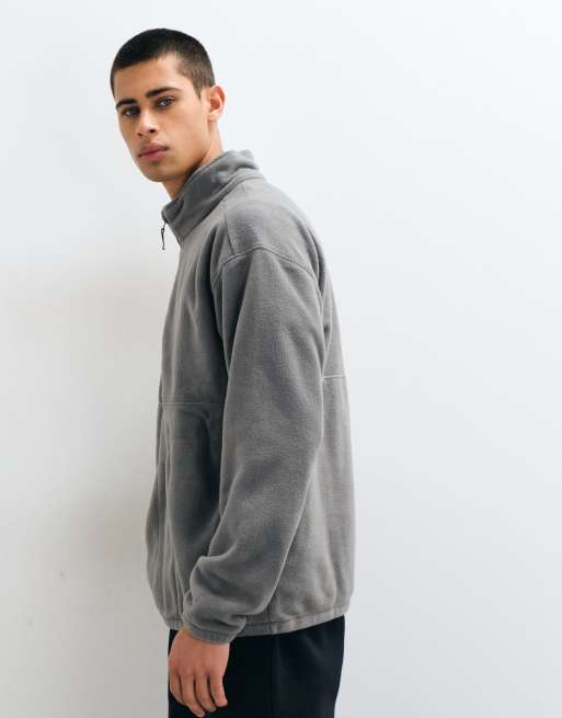 Columbia Bent Bough half zip fleece in charcoal, 4 of 9