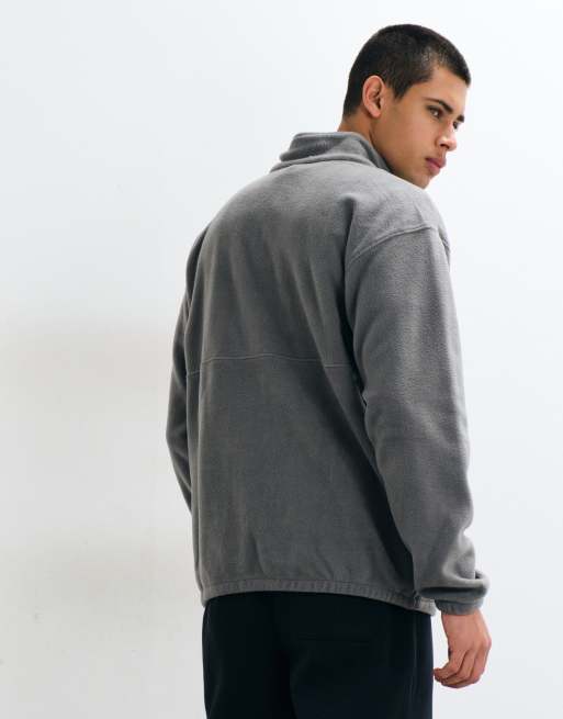 Columbia Bent Bough half zip fleece in charcoal, 5 of 9