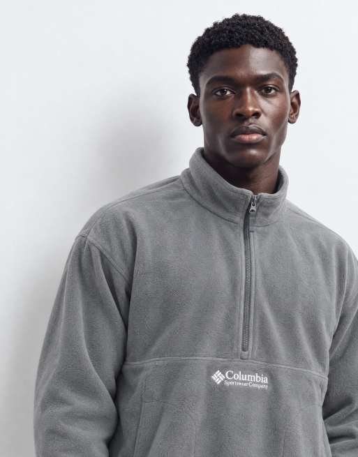 Columbia Bent Bough half zip fleece in charcoal, 7 of 9