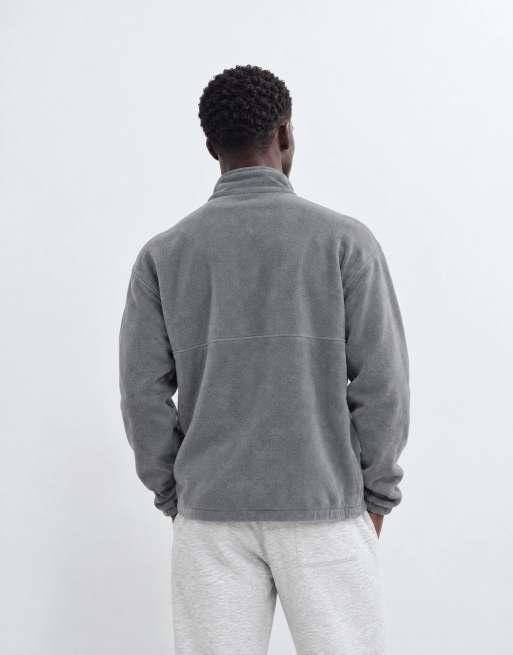 Columbia Bent Bough half zip fleece in charcoal, 8 of 9
