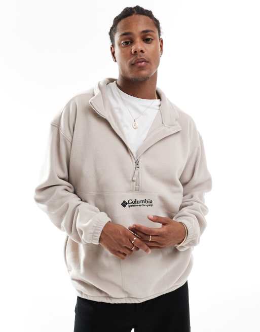 Columbia - Bent Bough - Pile color argilla con zip corta