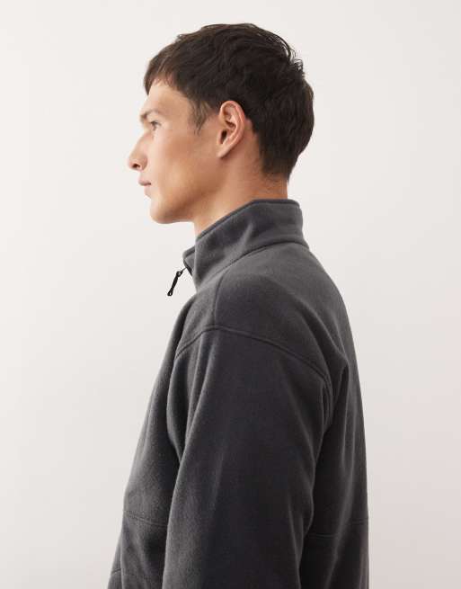 Columbia - Bent Bough - Pile nero con zip corta, 4 di 5