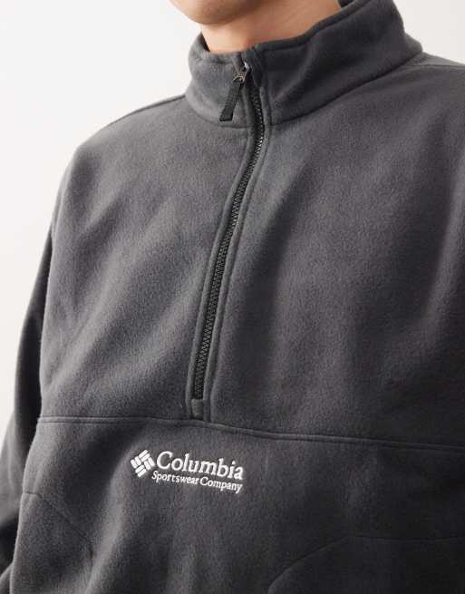 Columbia - Bent Bough - Pile nero con zip corta, 5 di 5