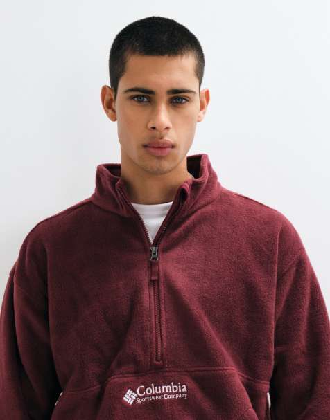 Columbia Bent Bough polaire à demi-zip bordeaux - view 1