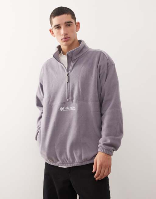 Columbia - Bent Bough - Støvet lilla fleece med 1/2 lynlås