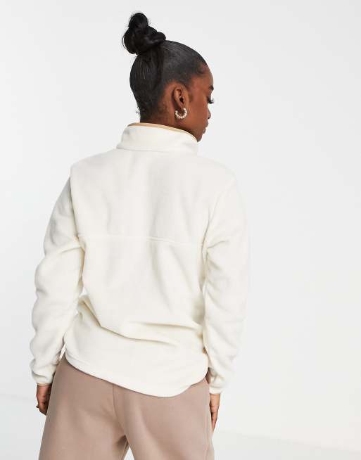 Columbia Benton Springs 1/2 snap fleece in cream, 2 of 4