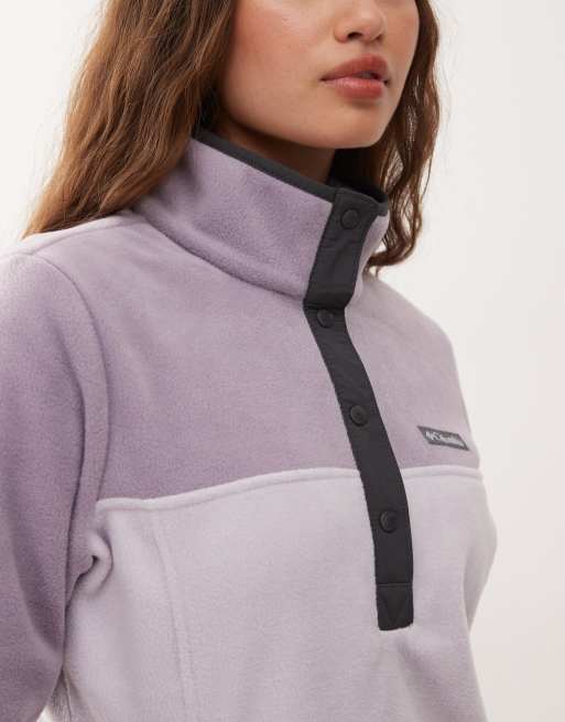 Columbia Benton Springs 1/2 snap pull over fleece in lilac