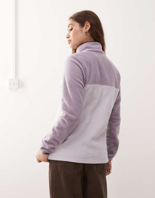Columbia Benton Springs 1/2 snap pull over fleece in lilac