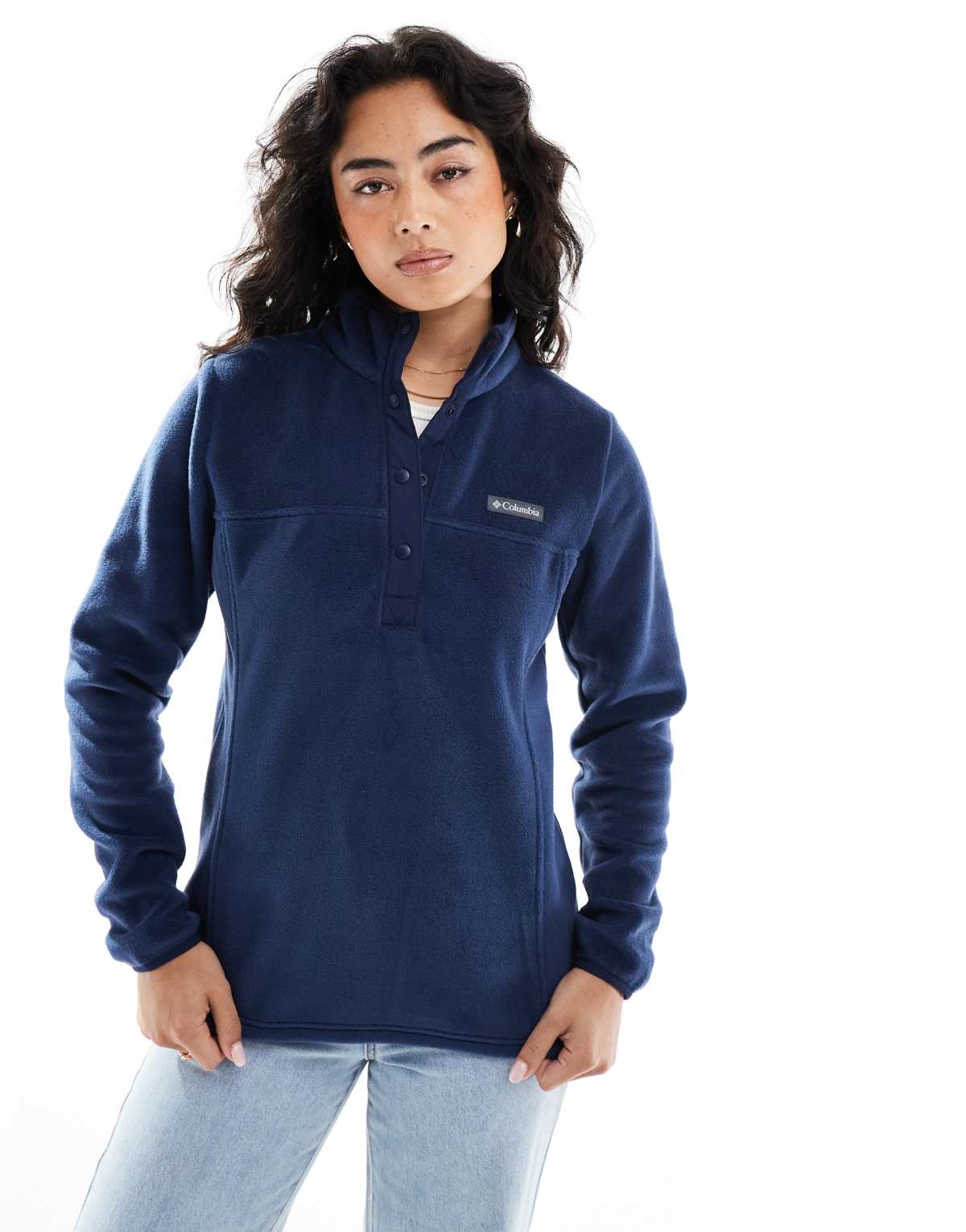 Columbia Benton springs 1/2 snap pull over ii in blue