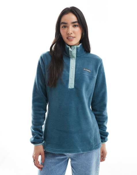 Columbia Benton springs 1/2 snap pull over ii in blue - view 1