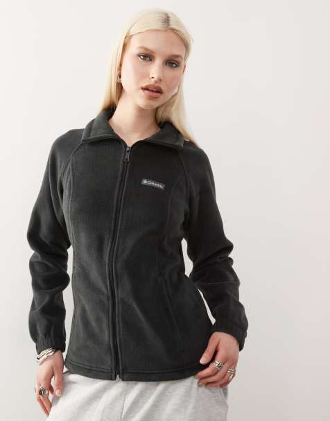 Columbia – Benton Springs – Fleecejacke in Schwarz mit Reißverschluss - view 1