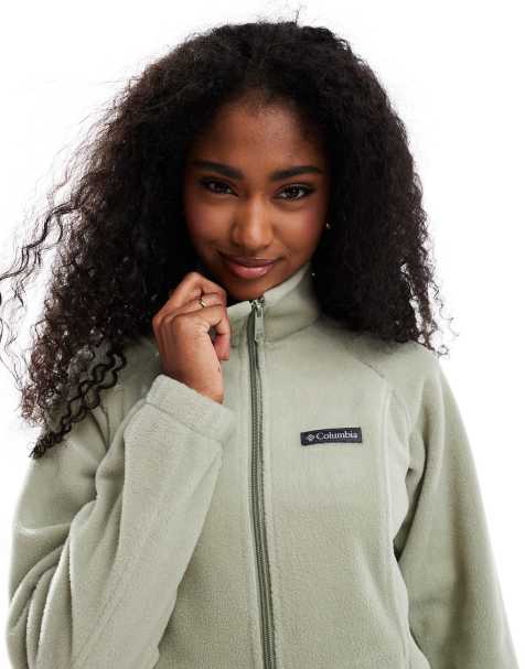 Columbia Benton Springs full zip fleece in green - view 1