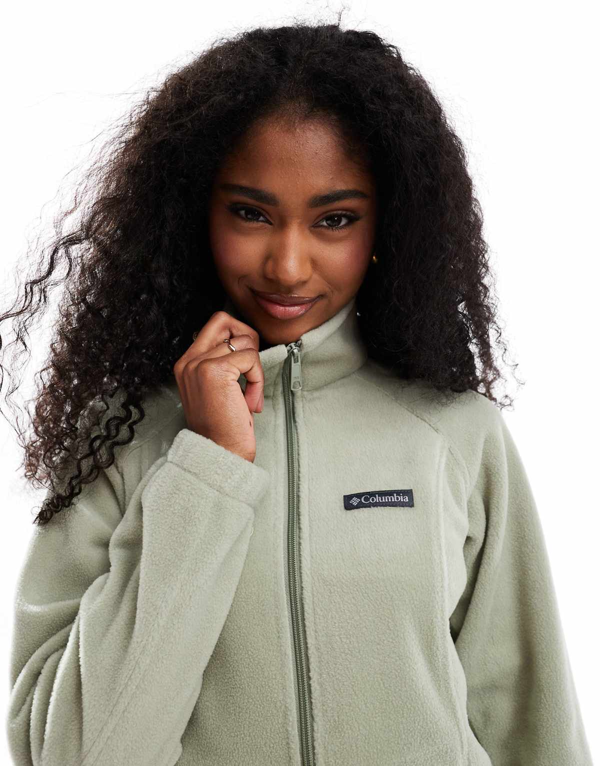 Columbia Benton Springs full zip fleece in green