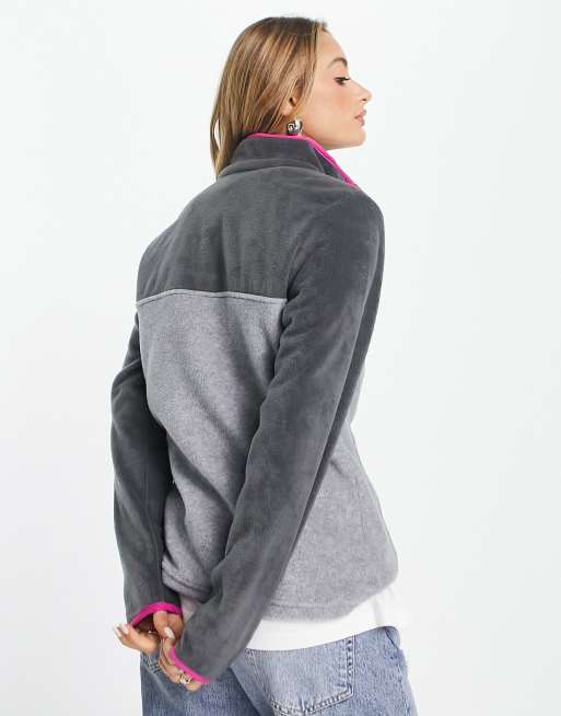 Columbia Benton Springs half snap neck fleece in grey, 2 of 4