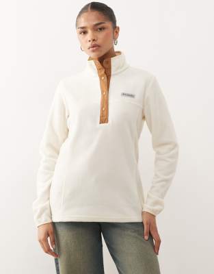 Benton Springs II - Polaire à enfiler avec demi-patte à boutons-pression - Beige-Neutre XL