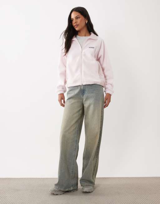 Columbia Benton Springs relaxed full zip in pink, 2 of 4