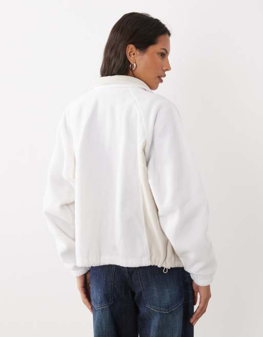 Columbia Benton Springs relaxed full zip in white, 4 of 4