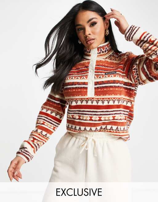 Columbia Benton Springs t-shirt in cream Exclusive at ASOS 
