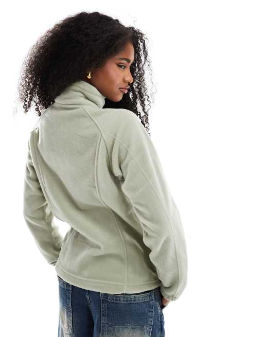 Columbia – Beton Springs – Fleece-Jacke in Grün mit Reißverschluss, 3 von 4