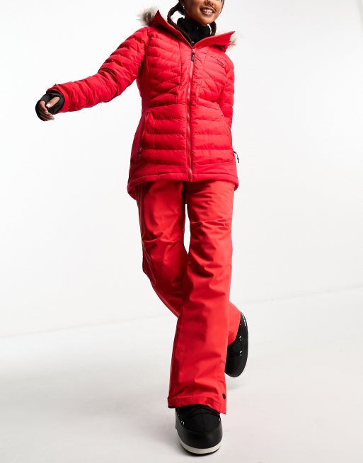 Columbia Bird Mountain II Veste de ski isolante Rouge ASOS