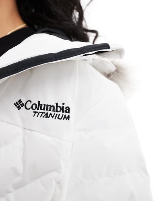Columbia – Bird Mountain III – Vit, vadderad skidjacka, 4 av 4