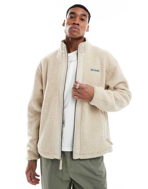 Columbia – Black Mesa – Jacke aus Bouclé-Fleece in Braun