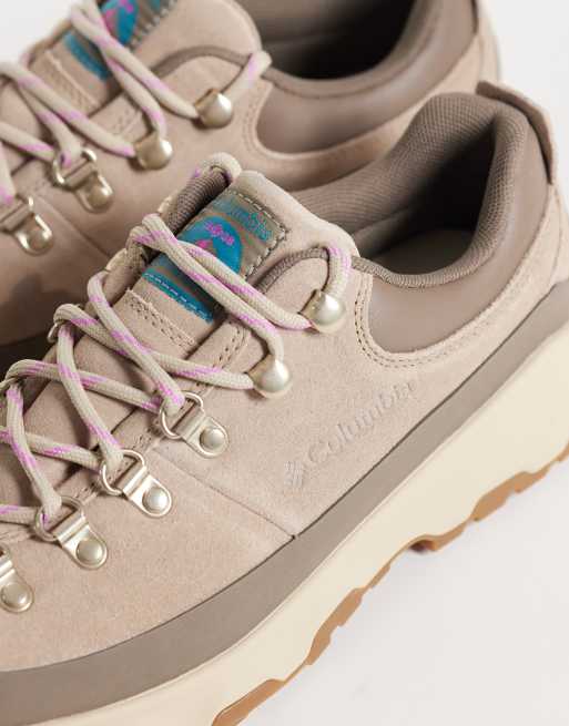 Columbia - bota de senderismo baja Newton Alpine en beige, 4 de 5