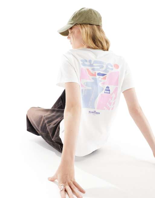Columbia - Boundless Beauty - T-shirt met print op de achterkant in wit