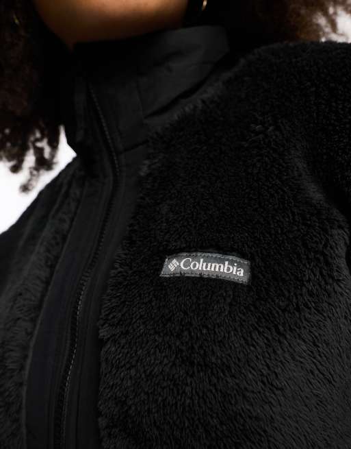 Columbia – Boundless Discovery – Svart jacka i fårskinnsimitation med dragkedja, 3 av 4