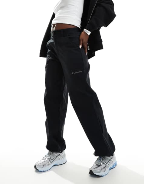 Columbia Brea Falls nylon trousers in black - view 1