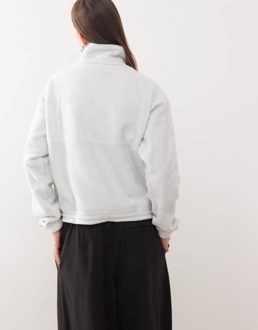 Columbia - Brushy Bay - Fleece met korte rits in ijsgrijs, 4 van 4
