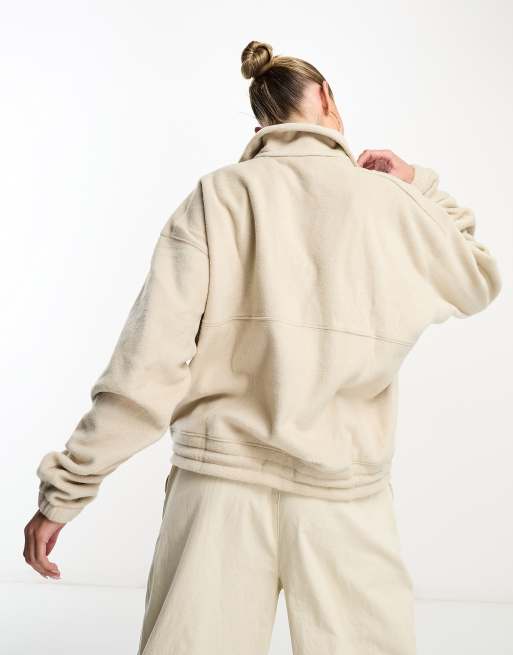 Columbia Brushy Bay half zip fleece in biege Exclusive at ASOS , 3 of 4