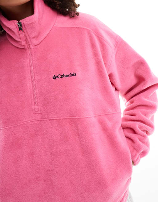 Columbia – Brushy Bay – Rosa fleece med kort dragkedja, 3 av 4