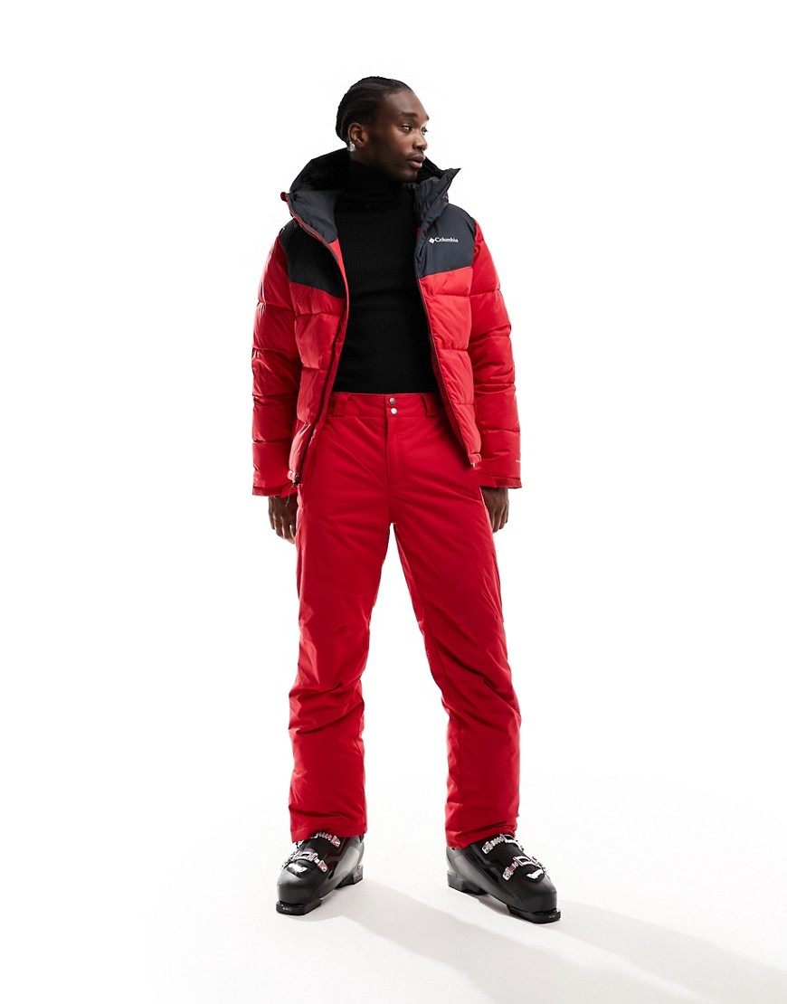 Columbia Bugaboo IV ski pants in red